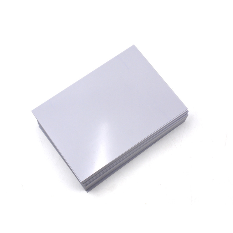 silicone résistant à la chaleur blanche a4 feuille feuille plastique pet de carte d'identité