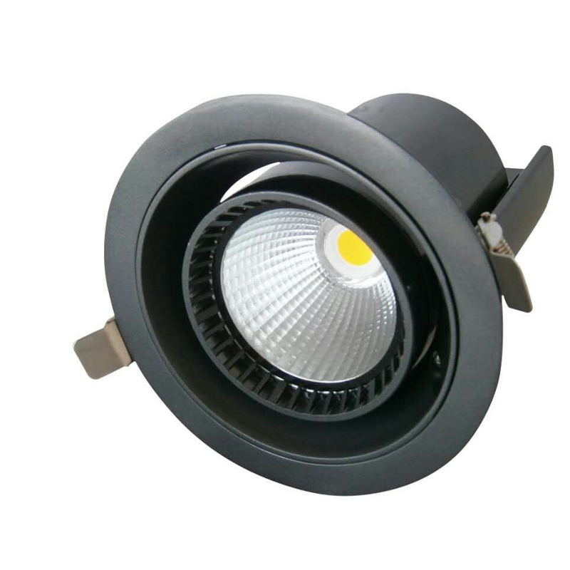 la rotation et downlight 30w spot light