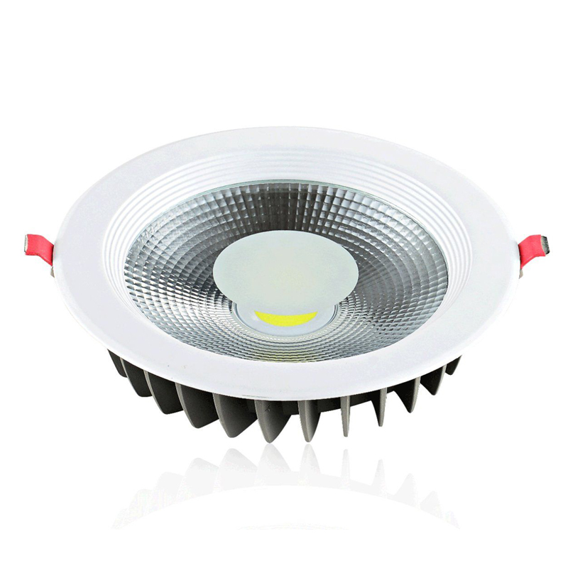 Downlight COB avec un petit cercle givré au milieu 3W à 60W