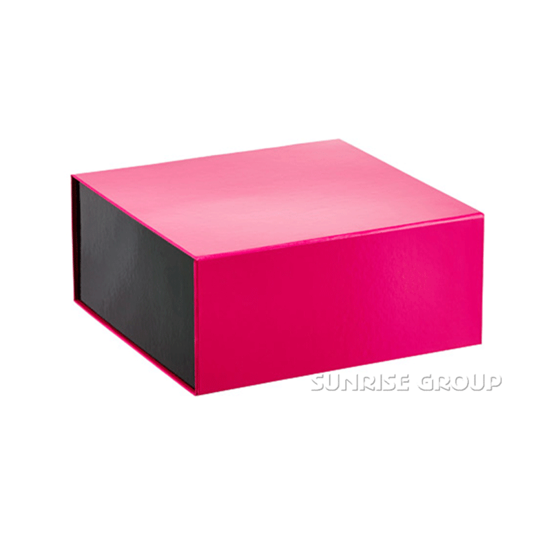 Caisse pliante de papier cadeau d'emballage sur mesure