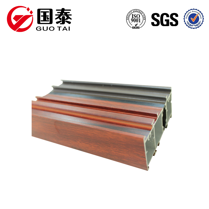 Profil d'alliage d'aluminium de transfert de grain de bois