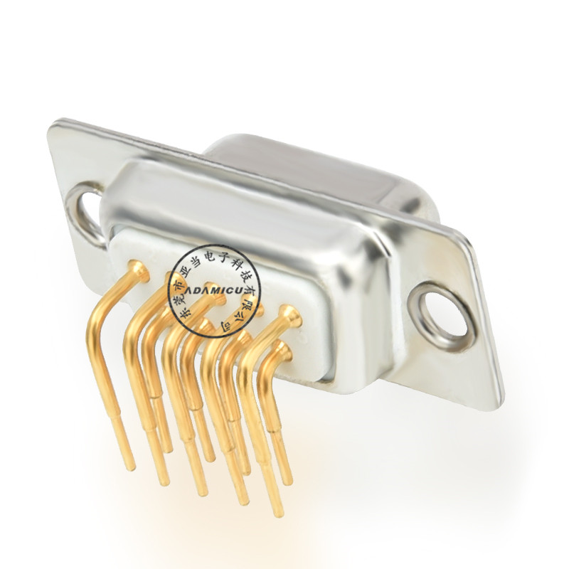 d type 9 broches femelle 90 degrés connecteur électrique