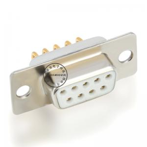 d type 9 broches femelle 90 degrés connecteur électrique
