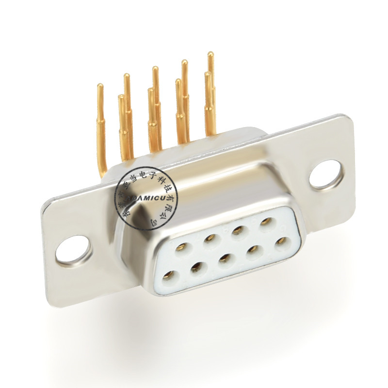 d type 9 broches femelle 90 degrés connecteur électrique