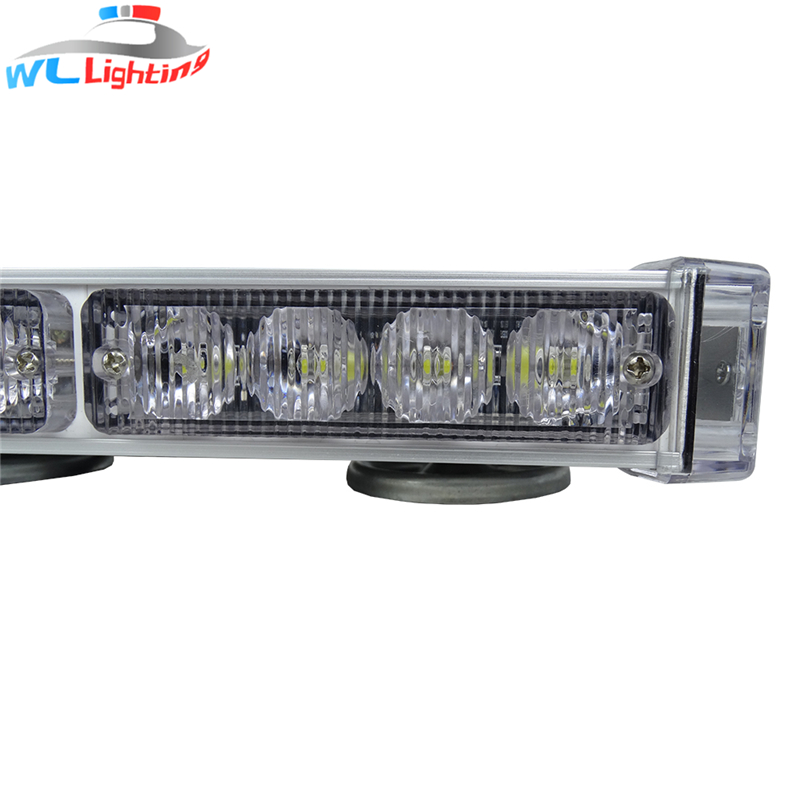 12 '' Ambre Avertissement Mini Stroboscope Barre de Lumière Urgence 12v 24v Super Slim Police Lightbar