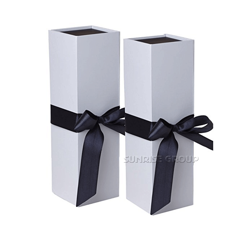 Boîtes pliables de papier de vin d'impression de boîte pliable de rectangle d'emballage #winebox