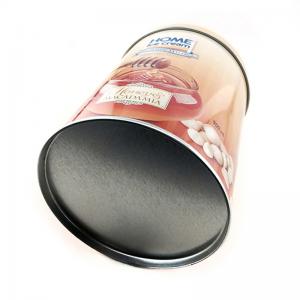 La boîte en métal de biscuit de biscuit rond d'OEM a personnalisé la boîte pour l'empaquetage