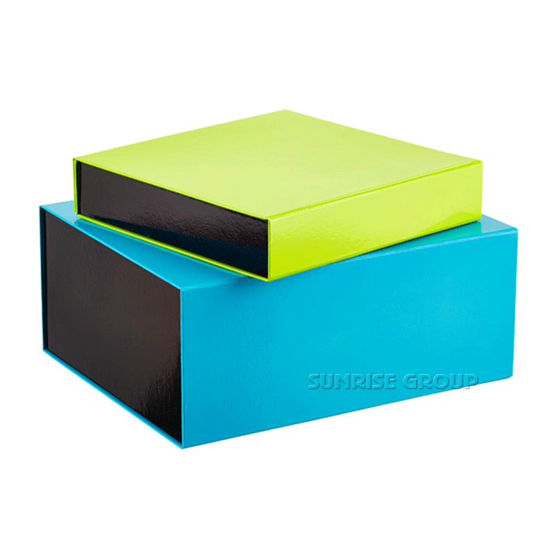 Boîte de cadeau pliable de fermeture magnétique de luxe #collapsiblebox