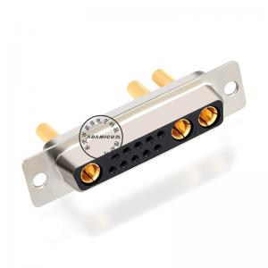 Connecteur à souder haute puissance 13W3 femelle Sub D combo connector