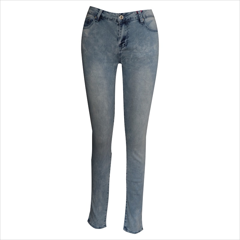 lavage à l'eau de Javel femmes skinny jean WS1006