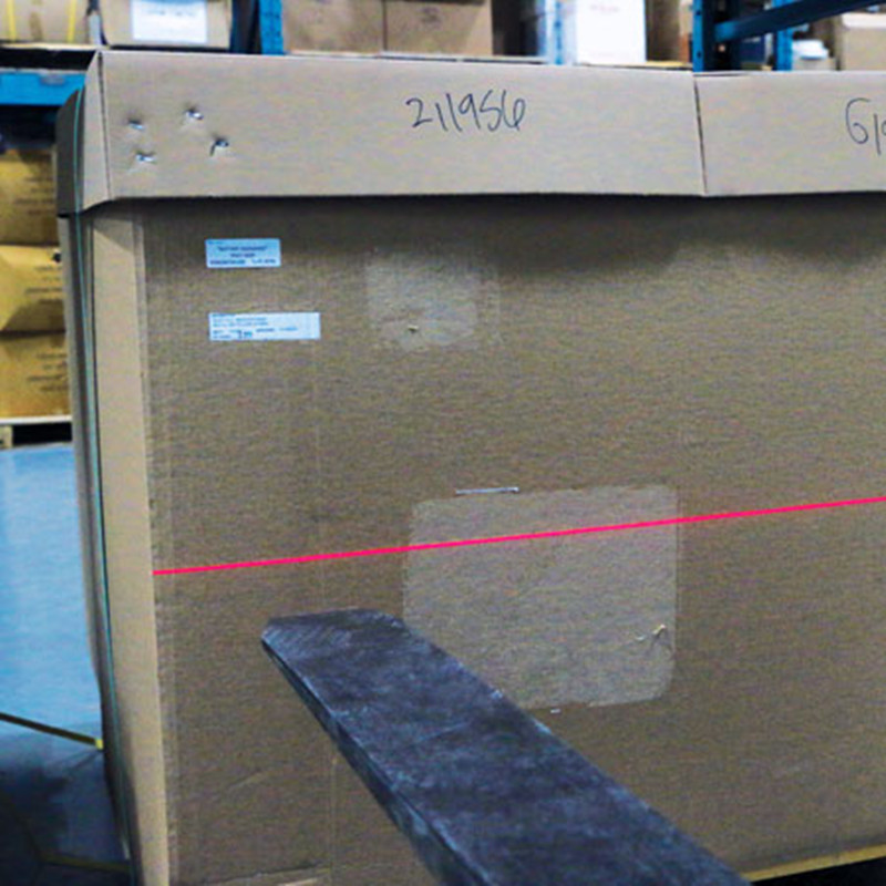 Système d'alignement laser pour chariots élévateurs - Couleur verte ou rouge