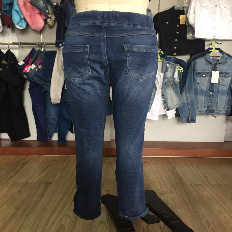 femmes taille élastique causale jean WSMC7005