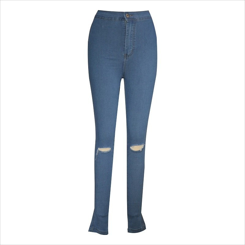 Jean skinny disco genou vieilli WS1132