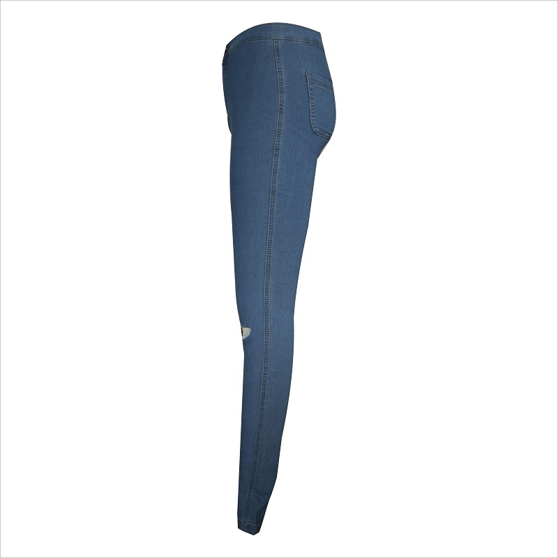 Jean skinny disco genou vieilli WS1132