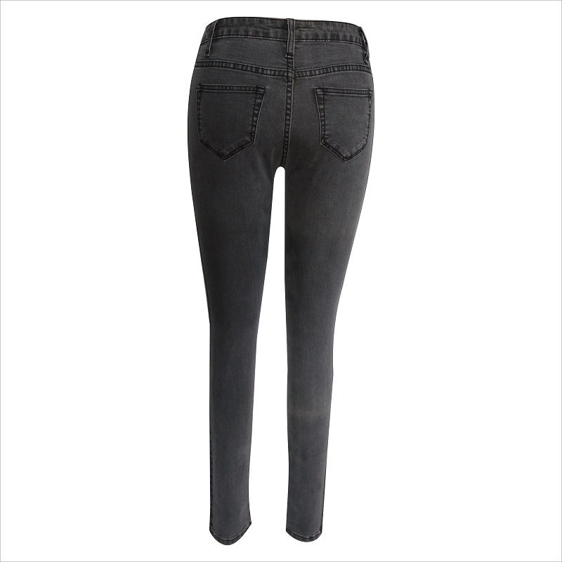 Jean skinny gris fashion WS10121