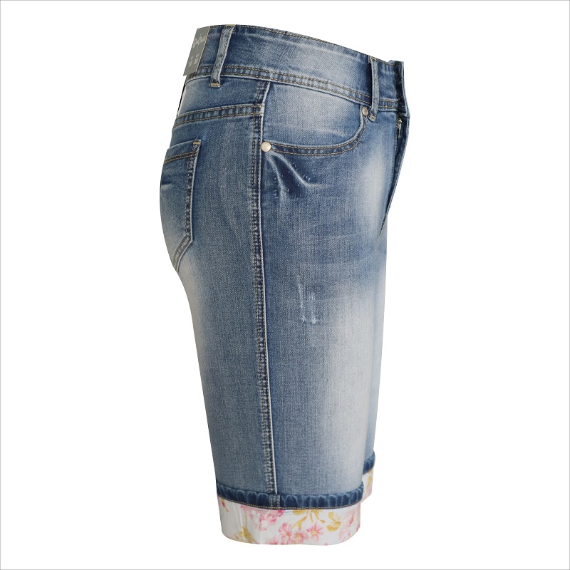 Jeans imprimé en denim 3/4 WS10125