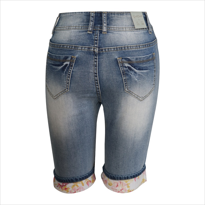 Jeans imprimé en denim 3/4 WS10125