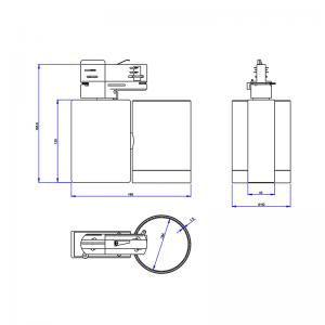 7W-50W UL a certifié la voie dimmable a mené l'éclairage blanc d'intérieur d'éclairage d'éclairage de tache