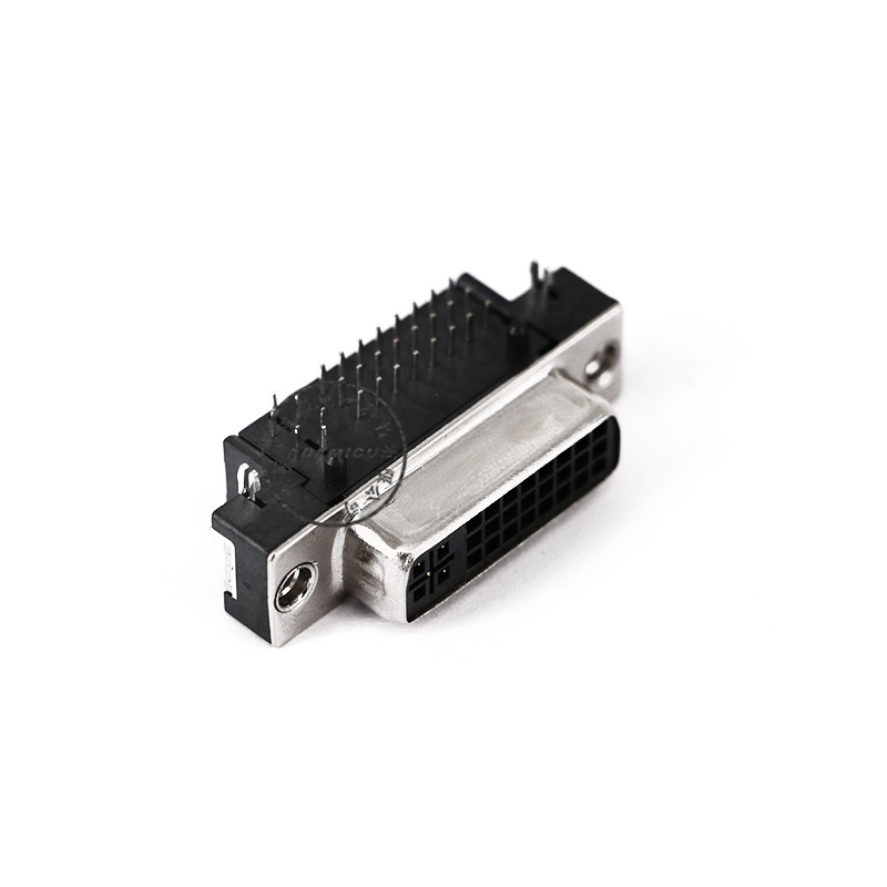 noir ROHS angle droit dvi 24 + 5 d sub connecteur pour PCB