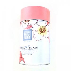 Boîte à thé ronde étanche à l'air avec couvercle double