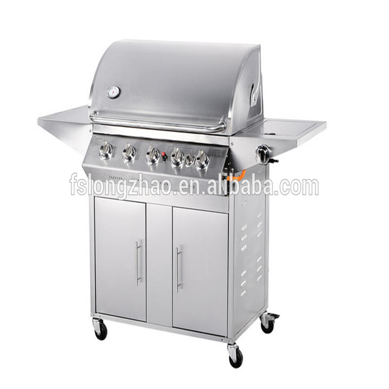 5 brûleurs en acier inoxydable extérieur beefmaster gaz bbq grill