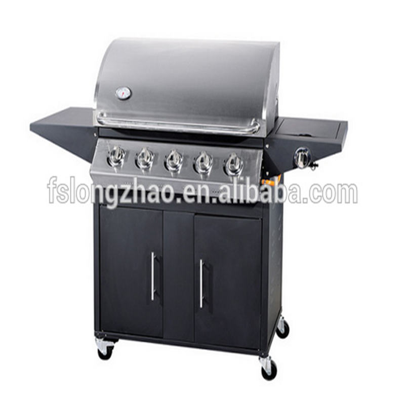 5 brûleurs en acier inoxydable extérieur beefmaster gaz bbq grill