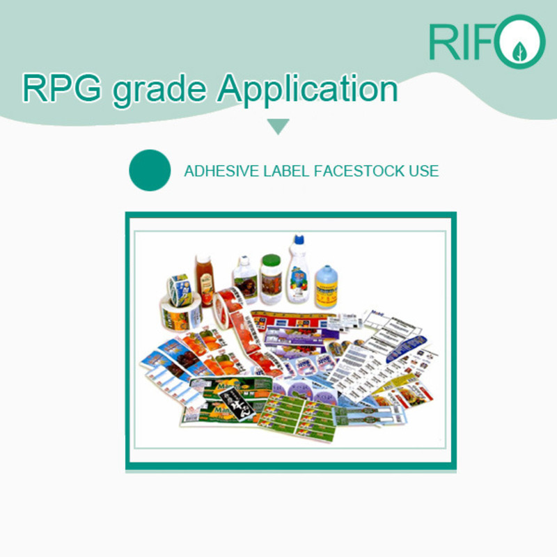 Les autocollants imperméables étiquette le matériel blanc synthétique de BOPP avec MSDS RoHS
