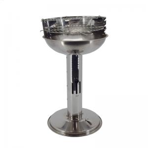 barbecue en acier inoxydable hautement ajustable avec filet