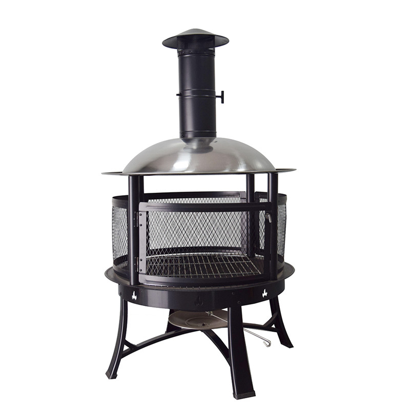 Bol à feu extérieur en fonte pour barbecue