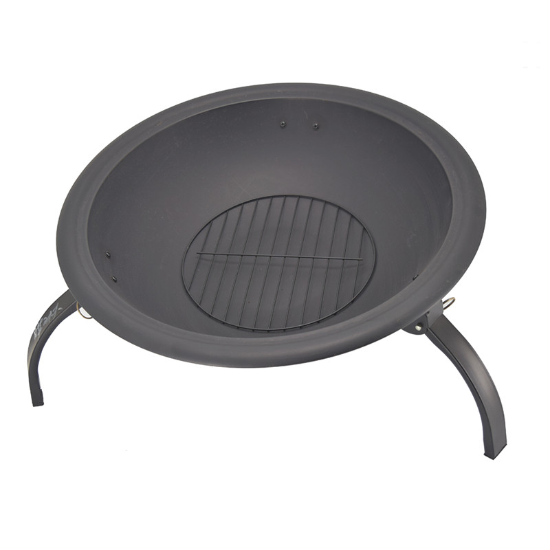 Bas prix 21.5inch portable fonte barbecue arrière-cour pliant foyer