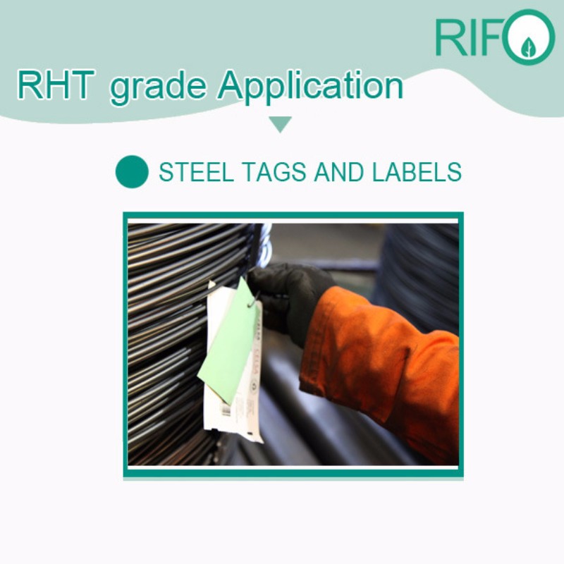 Les étiquettes de protection à hautes températures écologiques de Rifo étiquettent les matières premières