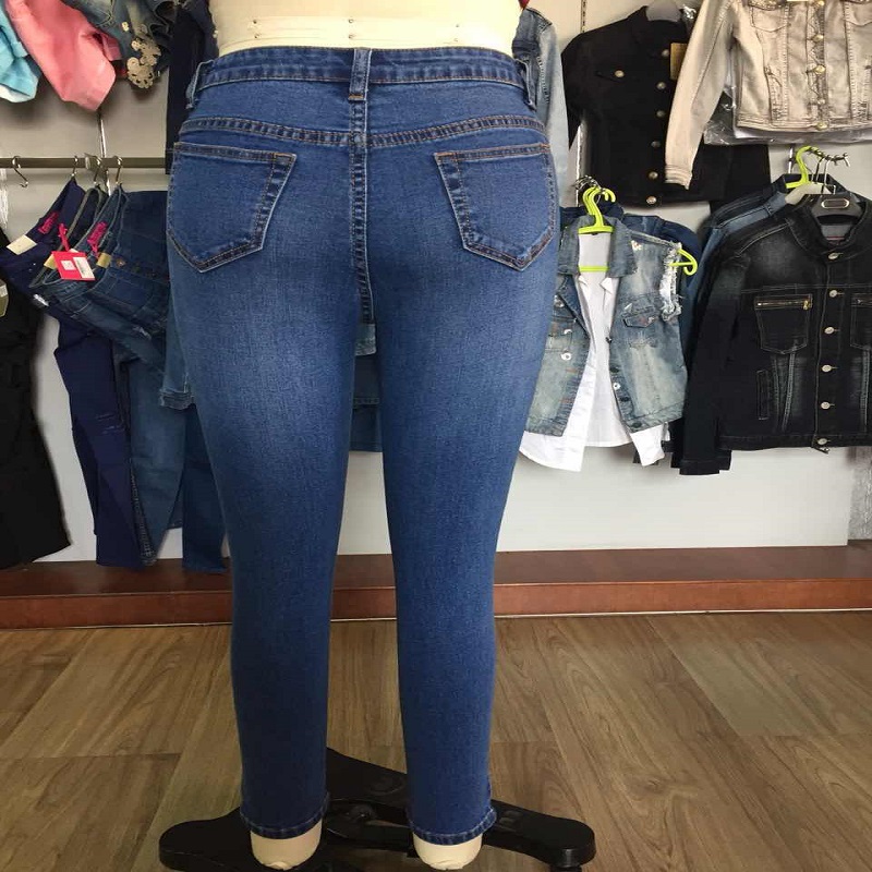 jean skinny bleu moto WS101126