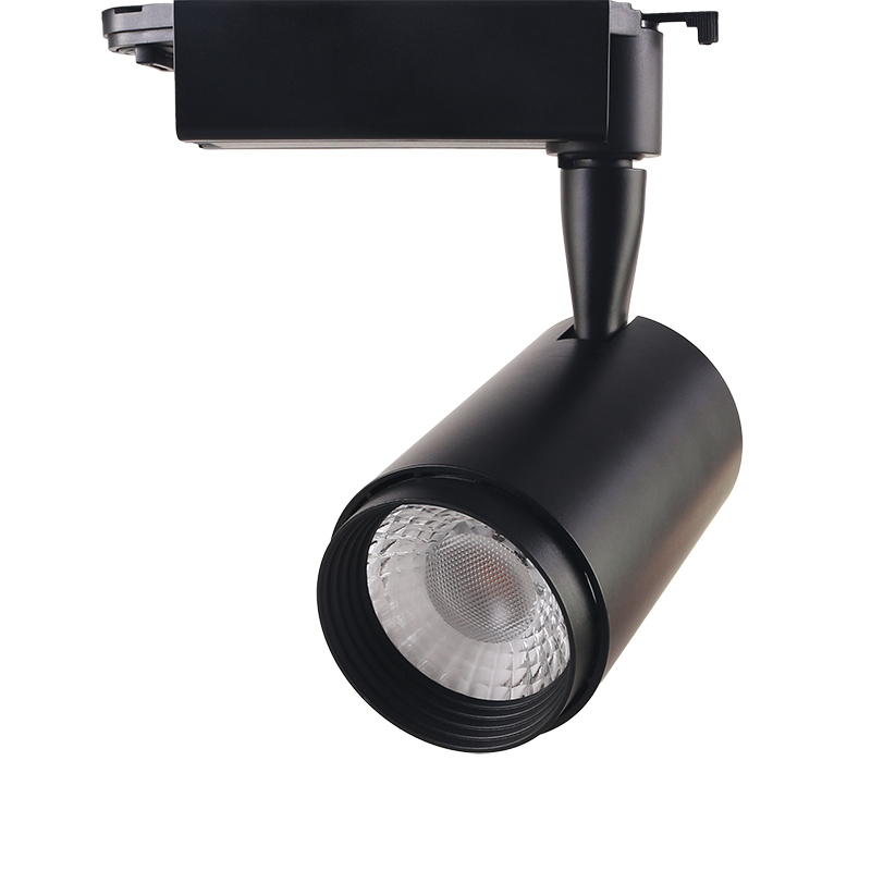 Projecteur pratique sur rail à montage sur rail COB avec rail de commande