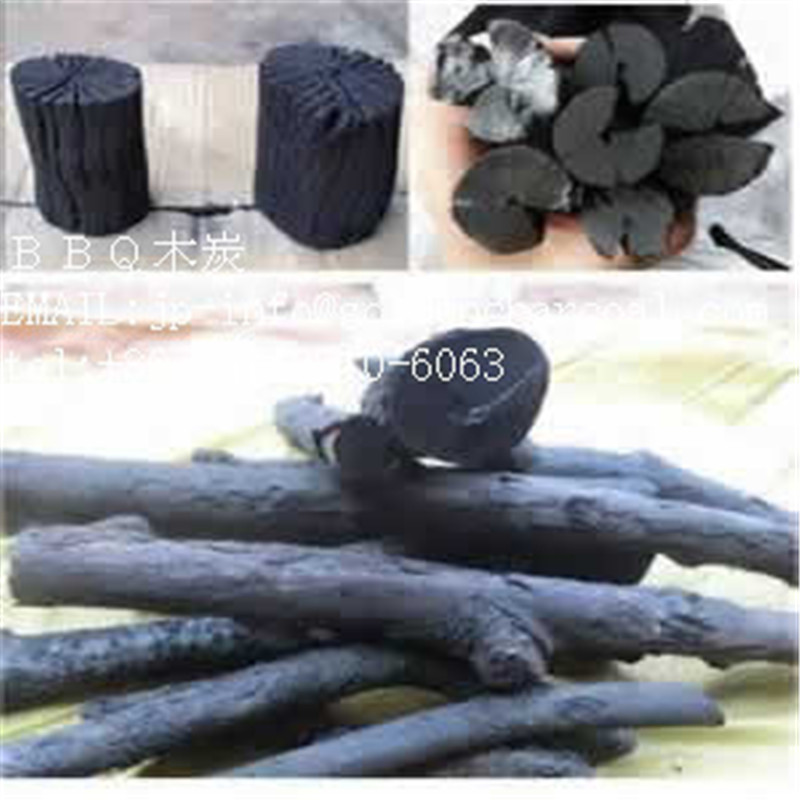charbon de bois noir de haute qualité respectueux de l'environnement de la mangrove
