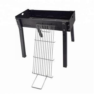 Prix ​​bas vente chaude en plein air pliant camping charbon de bois barbecue poulet rôtisserie grill
