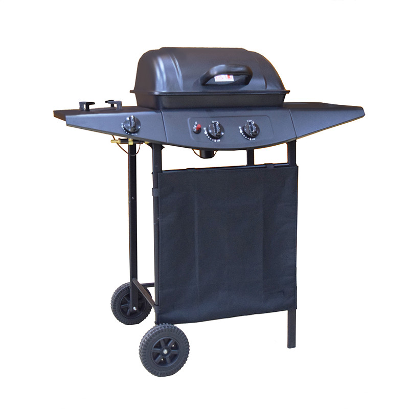 Approbation de la CE chariot simple extérieur barbecue à gaz LGP barbecue