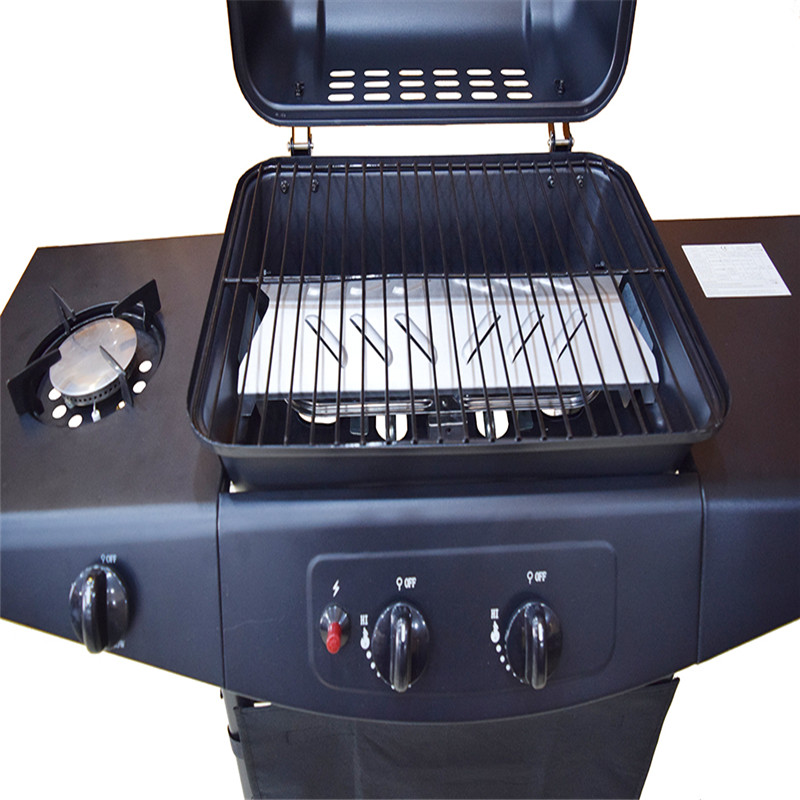 Approbation de la CE chariot simple extérieur barbecue à gaz LGP barbecue
