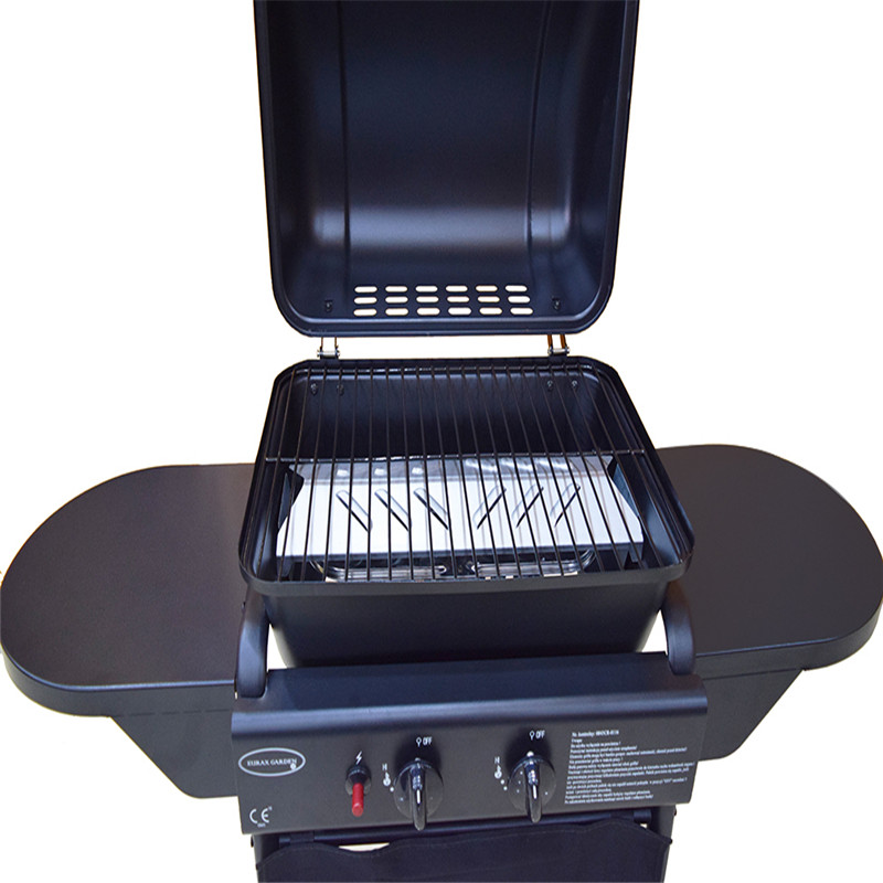 2burners dispositif de sécurité barbecue à gaz simple extérieur