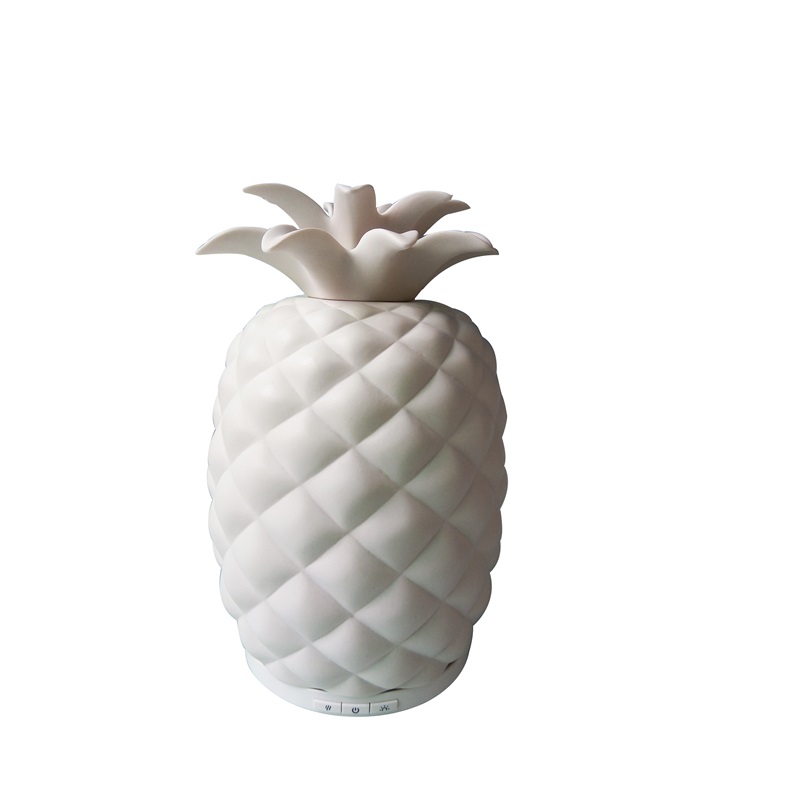 2018 nouvelles inventions unique diffuseur d'arome en céramique en forme d'ananas