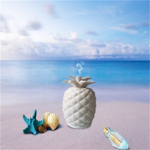 2018 nouvelles inventions unique diffuseur d'arome en céramique en forme d'ananas