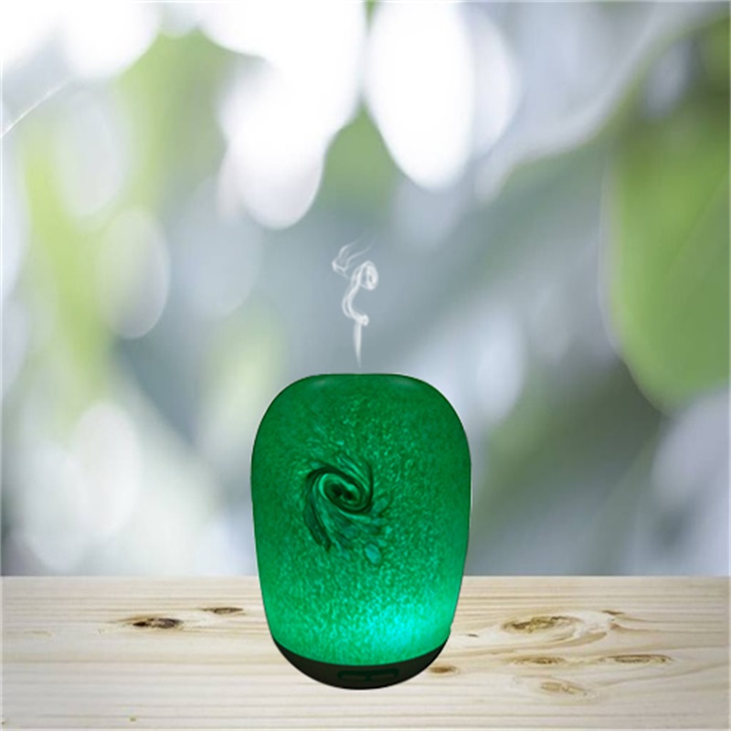 Diffuseur d'arome de parfum de brume fraîche en verre ultrasonique de nouvelle conception avec qui respecte l'environnement