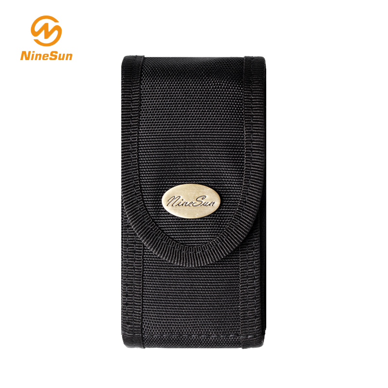 Petite gaine pour couteau pliant en nylon noir