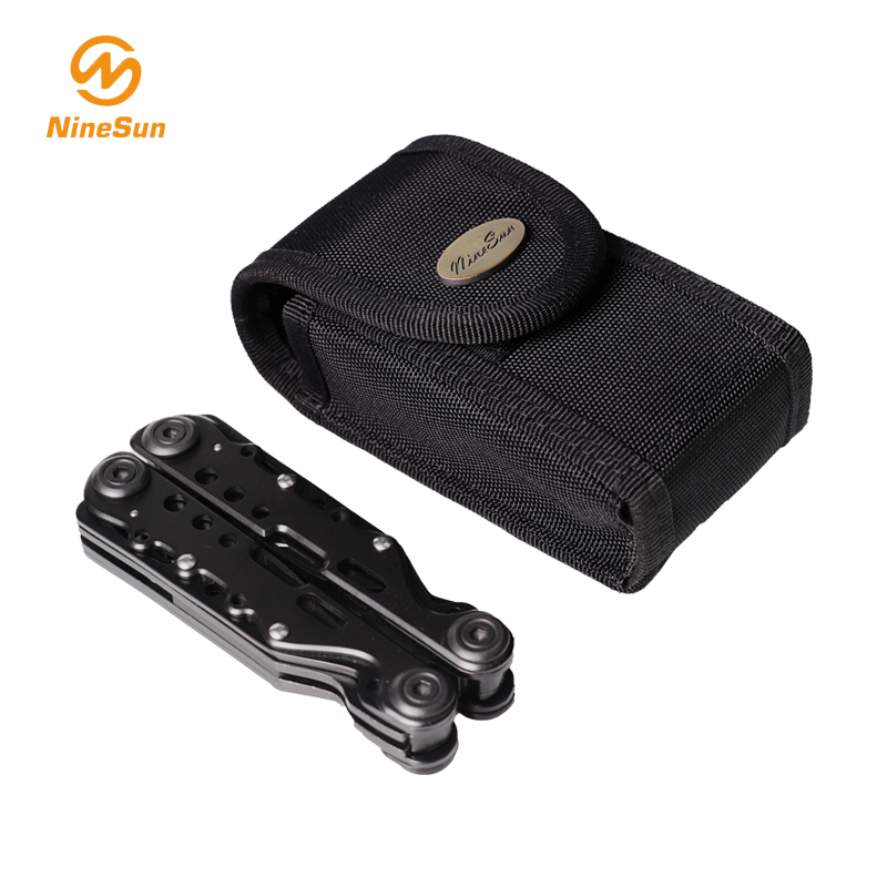 Petite gaine pour couteau pliant en nylon noir
