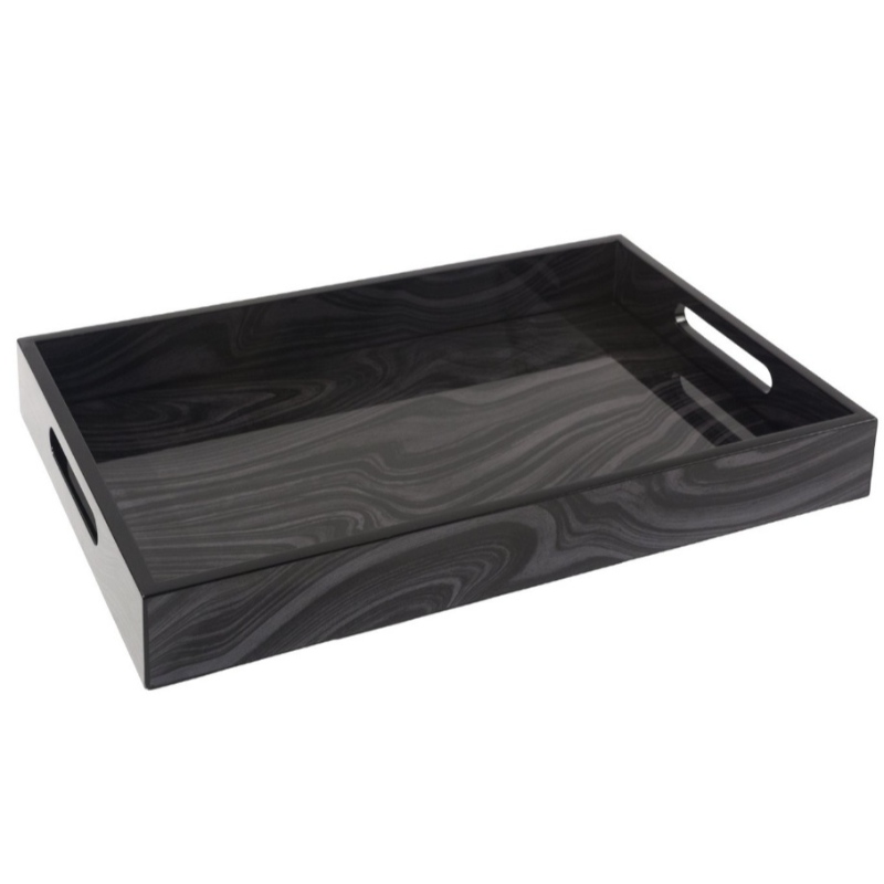 Ensemble de 2 plateaux de table