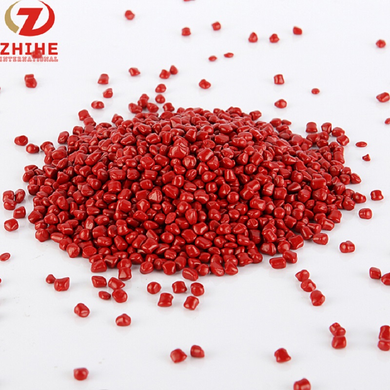 Matière première en plastique de bonne qualité, couleur rouge