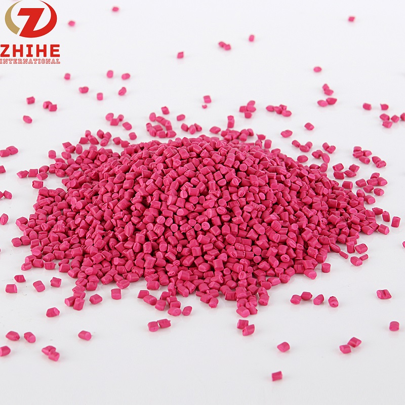 Masterbatch rose pour lldpe ldpe hdpe matière première