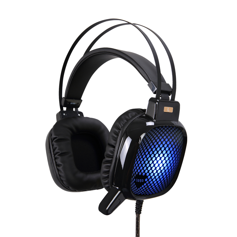 Casque de jeu de haute qualité OEM avec lumière LED pour PC, ordinateur portable, PS3, PS4, XBOX ONE