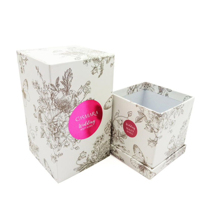 beauté cosmétique rose emballage papier cadeau boîte