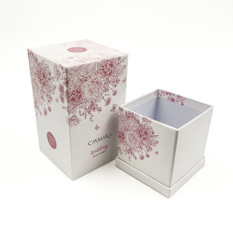 beauté cosmétique rose emballage papier cadeau boîte