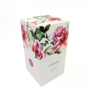 Boîte de cadeau de estampillage chaude personnalisée de carton de logo de logo